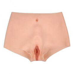 realistic fake vagina pants with navel