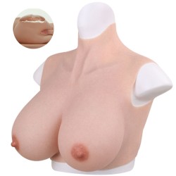 breastplates crossdresser fake tits silicone