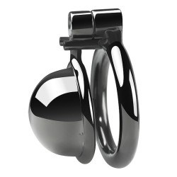 cb chastity lock cock cage black